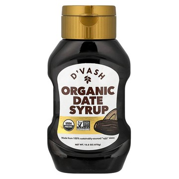 D'vash Organics, 有機棗糖漿，16.6 盎司（470 克）