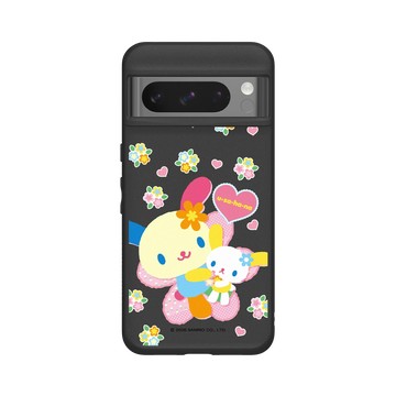 Pixel 8 Pro SolidSuit 黑 - 三麗鷗-花小兔 Usahana - 抱緊緊