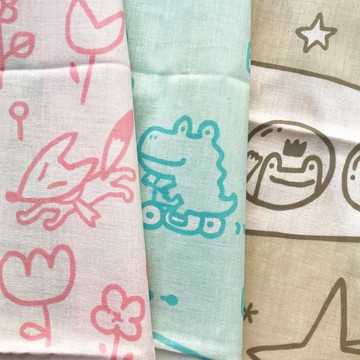 插畫手巾_共3款