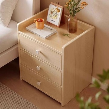 【含稅/免運】 床頭柜簡約現代臥室床邊柜子出租房用收納置物架儲物柜2025新款