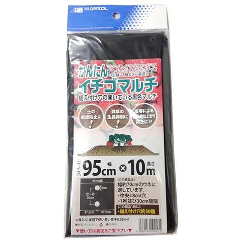 穴あき いちご用 1列30cm毎 穴 サイズ95cmx10m