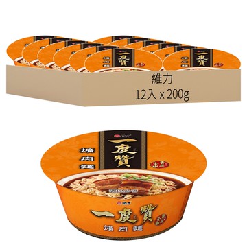 維力 一度贊 爌肉麵 200g  12入
