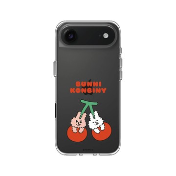 iPhone Air Clear Case（相機按鈕） 透明 - Bunni Konbiny - 櫻桃好朋友