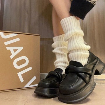 臺灣/✨堆堆襪 長筒襪  襪套堆堆襪jk襪套甜妹灰色襪套秋冬針織堆堆襪顯辣妹百搭簡約保暖襪子