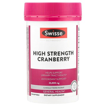 Swisse, Ultiboost®，高濃度蔓越莓，25,000 毫克，100 粒軟膠囊