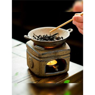 香熏爐家用室內蠟燭檀香粉香爐烘干爐茶道辦公擺件煮茶陶瓷烤茶爐