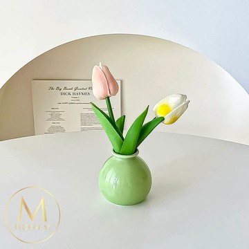 【FLORAL M】俏皮開心果鬱金香仿真花禮