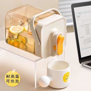 涼冷水壺帶龍頭冰箱冷藏檸檬果汁水果茶飲料桶冷泡冷飲塑料一人飲