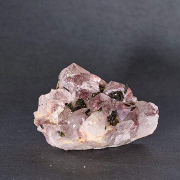 四川美姑花園水晶 ｜Garden Quartz 罕見晶中晶簇 白水晶包草莓晶 彩虹 100g Q24CL18-016
