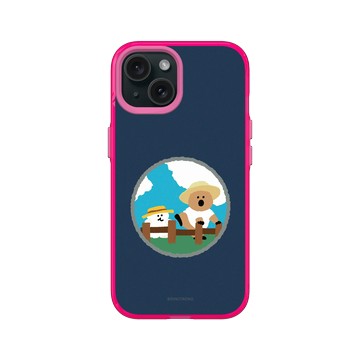 iPhone 15 Clear 粉漾桃 - Dinotaeng - 田園觀察日記 - 翻過圍籬