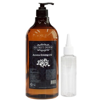 SECRETDERM 香氛按摩精油 迷迭香 + 空瓶 100毫升  1L  1組