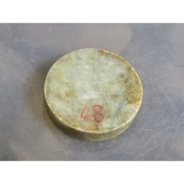 【七彩翡翠】編號48 緬甸 翡翠 天然 原石 翡翠毛料 全明料 拋光料 手鐲芯 文鎮 擺件 雕刻件 練雕