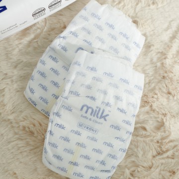 MILK™ - 鎖水芯牛奶尿布 黏貼型 箱購