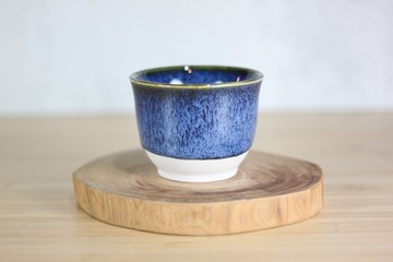 【送禮好物】70ml 湛海 天目釉 日式手工小茶杯 名家葉敏祥作