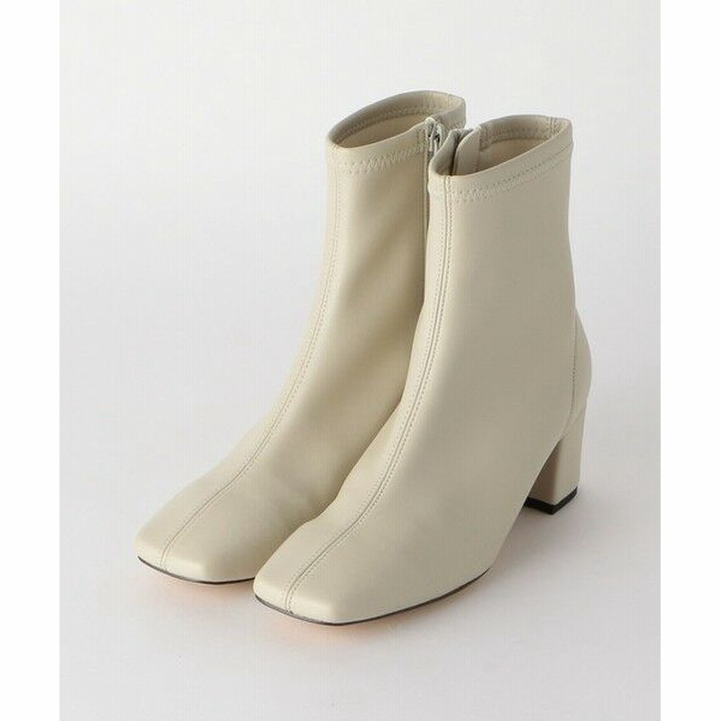 Beauty Youth United Arrows ビューティ ユース ユナイテッドアローズ By スクエアトゥセンターライン ブーツ Off White 36h 通販 Lineポイント最大get Lineショッピング
