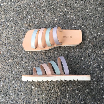 CLAVESTEP IX Sandals - 真皮便鞋-肆-春光粉嫩系