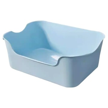 高精寵物 加高貓砂盆  藍色  1個  42 x 30 x 15cm