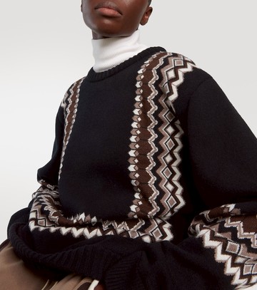 Chloé Wool-blend jacquard sweater