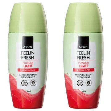AVON 雅芳 清新爽身體香劑 升級版  2個  40ml