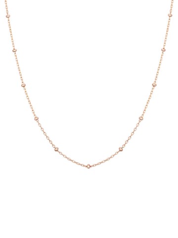 14K Rose Gold Ball Chain Necklace (JJJTN05B2003R4420)