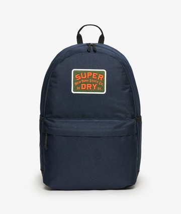 Superdry Women's Patched Montana Backpack Navy Size: 1SIZE