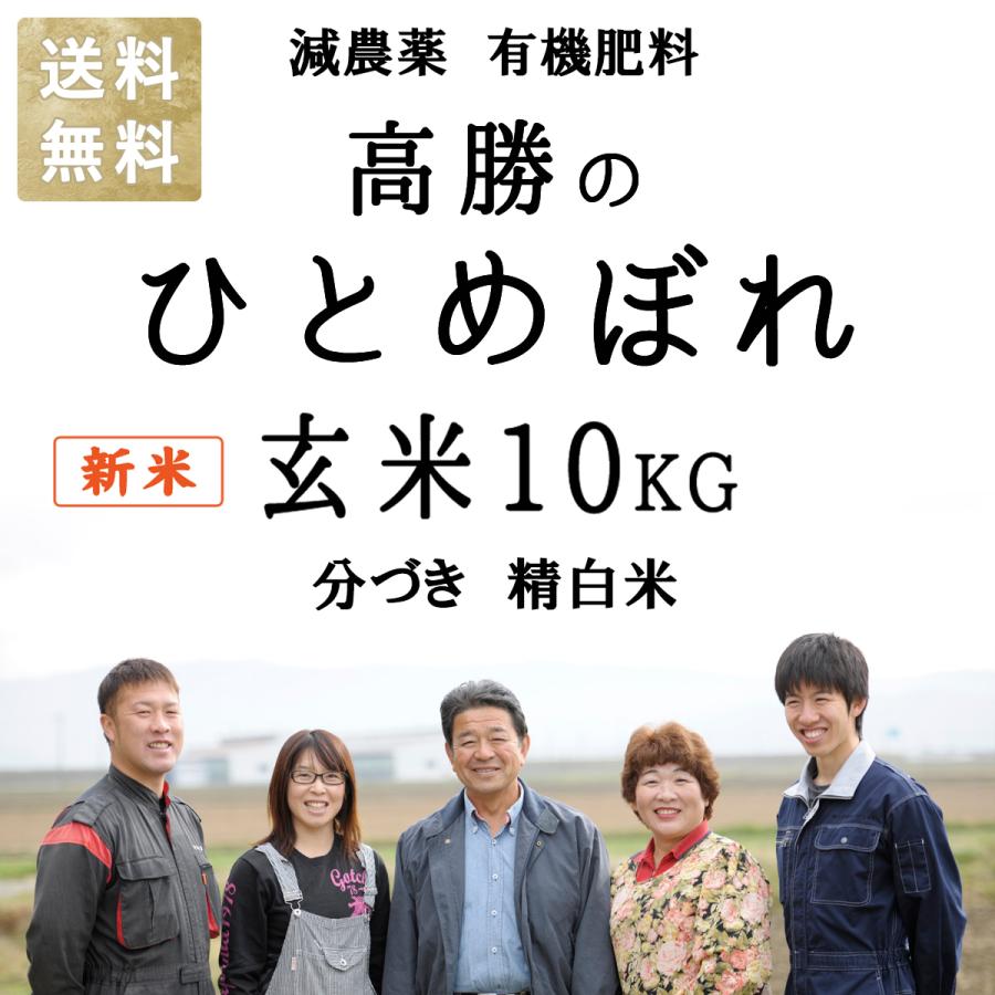 減農薬 有機肥料使用 ひとめぼれ 米 10kg 宮城 新米 令和5年産 お米 10キロ 宮城県桃生町産 2022 玄米10kg 分づき 精白米9kg