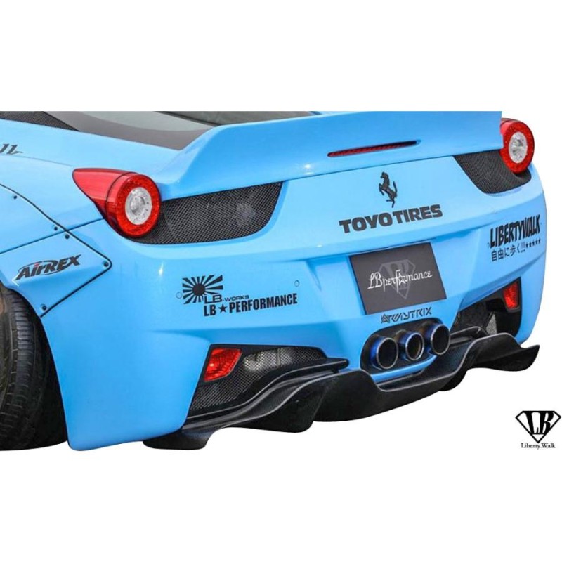 M's】フェラーリ 458 (2009y-2015y) Liberty Walk LB-WORKS リア ...