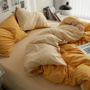 半島良品 馬卡龍薄被套  雙人(180 × 220cm)  焗烤起司