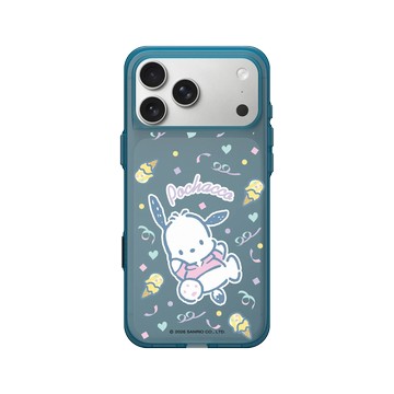 iPhone 17 Pro Max Clear (相機按鈕) 夜幕藍 - 三麗鷗-帕恰狗 Pochacco - 歡樂時光