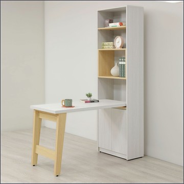 4尺桌面書櫃組(書桌+書櫃) 置物櫃 收納櫃 隔間櫃 玄關櫃【163B55605】Leader傢居館163-M121+M123+M127