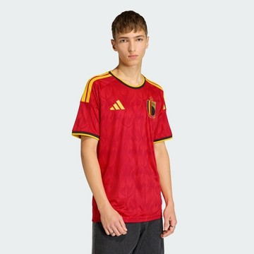adidas 世界盃 比利時 主場球迷版 短袖球衣 吸濕排汗 男 JM8381 官方直營