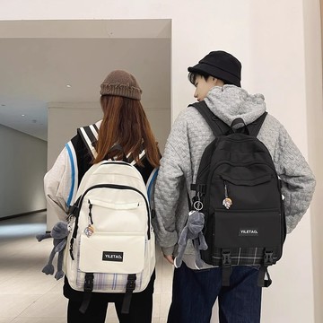 【BiuBiu】日韓 韓版✨ 後背包 15.6吋 雙肩包 大容量 防潑水 電腦包 學生背包 學院風 休閒背包 書包 背包