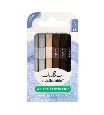 任選3入$599｜細版彈力魔髮圈 咖啡摩卡 6入－invisibobble神奇魔髮圈