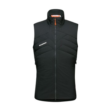 MAMMUT Rime Light IN Flex Vest Men 輕量機能化纖立領背心 黑色 男款 #1013-03180