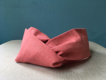 素色髮帶 / 粉粉的 / 素色