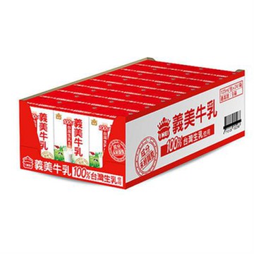 義美 牛乳(保久乳 125mlX24)[大買家]
