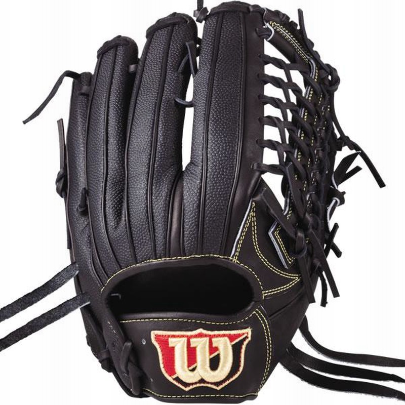 wilson® staff スタッフ D8型 外野用一般軟式グラブ コユニ 黒