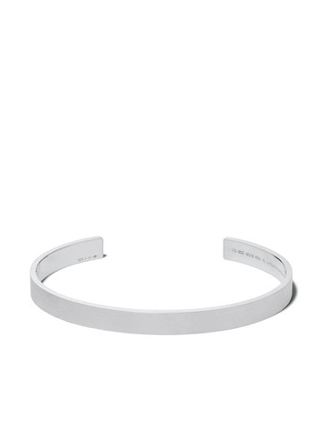 Le Gramme - 21 Grams ribbon bracelet - unisex - Sterling Silver - XL