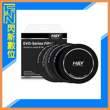 H&Y HD EVO系列 磁吸 減光鏡套組 112mm(112,公司貨)ND8/ND64/ND1000