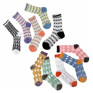 ONSIDE 飾集合~造型水晶襪5雙入組 款式可選