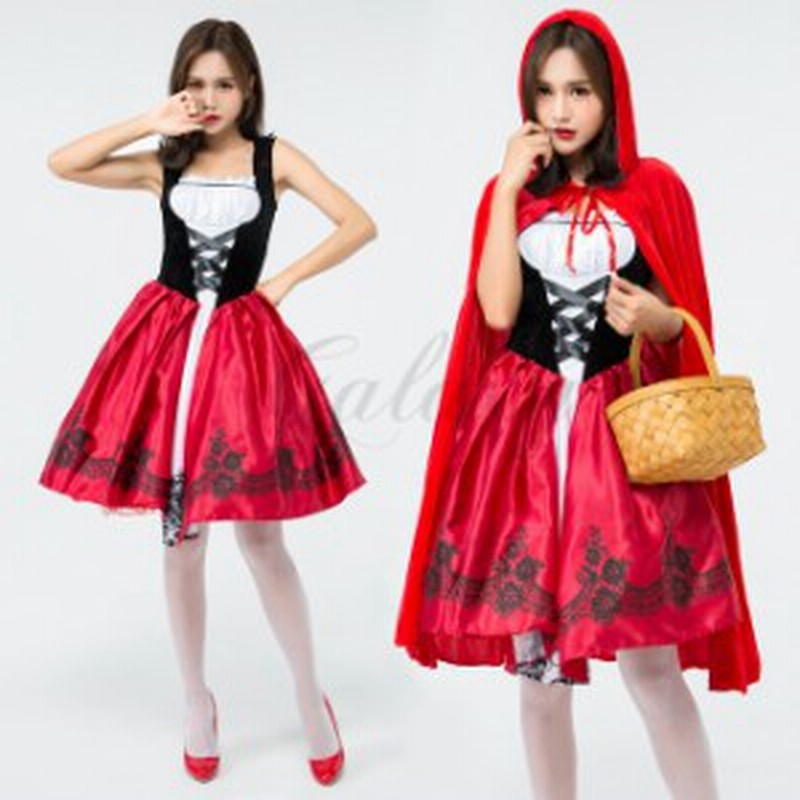 ハロウィン 赤ずきん マント付き レッド メイド服 小悪魔 S Xl 大きいサイズ コスプレ衣装 Ps3486s 即日発送可能 Ps3486s 通販 Lineポイント最大1 0 Get Lineショッピング