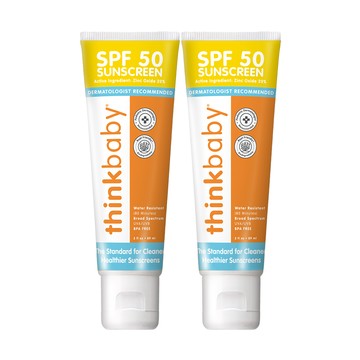 Thinkbaby 新寶貝純物理防曬霜89ML(2入組/即期福利品)