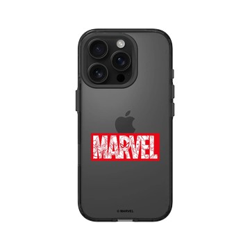 iPhone 16 Pro Clear (相機按鈕) 酷墨灰 - 迪士尼-漫威 Marvel - 漫威Logo-紅色標誌