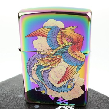 Zippo 美系~Phoenix Design-鳳凰圖案打火機