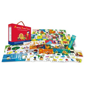 ALPHABET READER TREASURE/26BK+點讀筆+字卡-盒裝書(26本字母書)+點讀筆*1+字卡