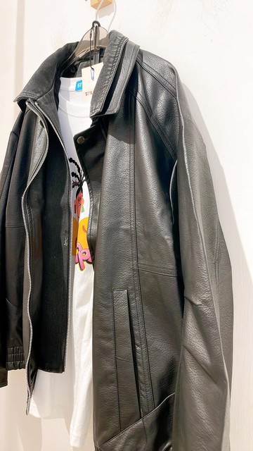 PU leather jacket