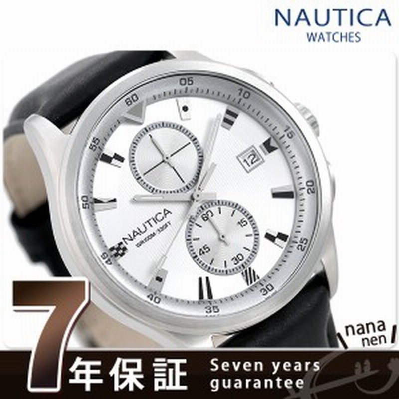 新品 NAUTICA ノーティカ クロノグラフ 100M防水 メンズ 腕時計