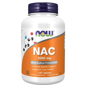 美國代購！原裝正品NOW諾奧 NAC N-乙酰半胱氨酸高含量1000mg120片橋本甲狀