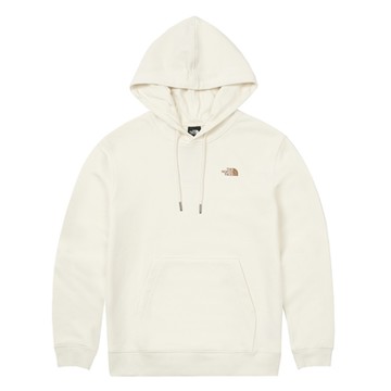 The North Face 北臉 長袖上衣 女款 帽T 運動 W CAMO PRINT RLX HOODIE 米白 NF0A8ASXQLI