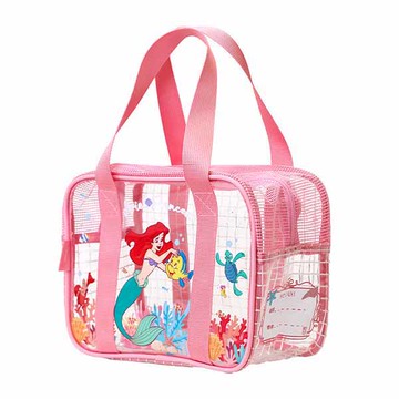 HOUSUXI防潑水透明兒童餐袋-小美人魚